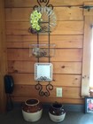 Black Wall Mount Plate Rack Display Holder 3-tier Collector Plate Metal  m856 