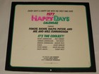 Rare 1977 Happy Days Calendar The Fonz Tv Tie-in Ron Howard Henry Winkler