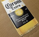 Corona Extra Beer Bottle Bar Sign With Lime 5   X 22   Aluminum Metal