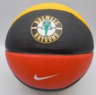 Nike Rayguns Basketball Size 7  29 5   Black team Orange gold white