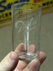 Detroit Brewing Co Bohemian Beer Advertising Etched Glass Cup Pre Pro