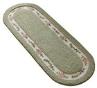 Nice Rose Flower Area Rugs For Living Room Bedroom Super Soft Beautiful Green