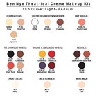 Ben Nye Theatrical Creme Makeup Kit Tk-3     Professional Performance Makeup