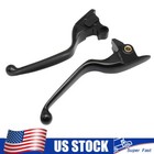 Black Brake Clutch Levers Pair For Harley Softail Model Low Rider S   St 2018-24