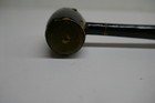 Unusual  Wooden Gavel W  Brass Face Plates  Small Only 8 Inches