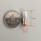 E5 0 5w Screw Base Miniature Instruction Light Bulb Lamp 6 3v 12v 24v 5mmx17mm