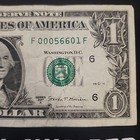 Us  One Dollar  2017a   1 Federal Reserve Note  Low Serial Number