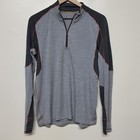 Smartwool Phd Light Merino Wool 1 4 Zip Pullover Base Layer Outdoor Medium M