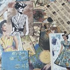 Mystery     Vintage Scrapbook Ephemera Pack     Paper Craft Supply Lot
