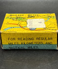 Vintage Map Mileage Meter Marked Japan Original Box