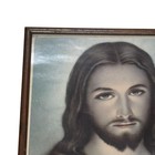 Vintage 1961 Sacred Heart Jesus Framed Print Wall Art Picture Italy Catholic