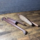 Pair Of Vintage Mid Century Modern Armchair Arms Teak Or Walnut- Parts