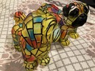 Mosaic Tiffany Style Set Of 2 Dog Night Lights Boxer Shar Pei
