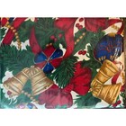 Vintage Table Accents Christmas Oblong Fabric Tablecloth 60  X 102  Nip