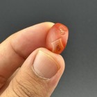 Antique Old Near Eastern Carnelian Stone Intaglio Seal Bead Depicting Animal