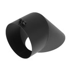  5  Id Inlet Turn Down Exhaust Tip T304 Stainless Steel Surface Blasting 