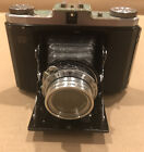 Zeiss Ikonta 523 16 Accordian Folding Camera 75mm Tessar Lens W  Case 