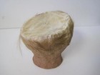 Antique Sudan Clay Hand Drum W  Leather Hair-on Hide Top Daluka Super Rare 4 5 