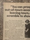 1976 Bell System Print Ad Long Distance Means Business Account Reps Vtg 1970s