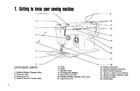 Large Deluxe Edition Singer 258 Sewing Machine Instructions User Manual Guide