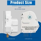 Ap2592907 Refrigerators Defrost Timer For Frigidaire 120v 6 Hour 21 White