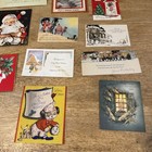 Vintage Lot Of 11 Christmas Holiday Greeting Cards From The 1920-30   s Antique