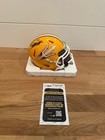 Cam Skattebo Signed Arizona State Asu Riddell Speed Mini Helmet Jsa Coa