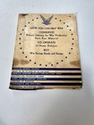 Original Wwii-civilian Defense Insignia What To Do In Case Of An Air Raid