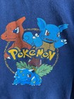 Vintage Pokemon Crewneck Youth Large Pikachu Charmander Bulbasaur 90s