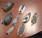 Lot Of 8 Franklin Gallery ducks Of North America  Mini Decoys William J  Koelpin