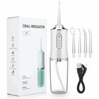 Oral Irrigator Portable Dental Water Flosser Usb Rechargeable Water Jet Floss 