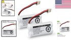 Dual-pack Cordless Phone Batteries Compatible With Vtech   At t Models - 800mah