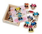 Melissa   Doug Disney Minnie Mouse Mix   Match Dress-up Wooden Play Set 18pcs