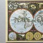 Vintage Rare Peace Of Earth Atlas Map Of The World 1970s Collections Item