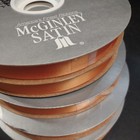 3 Mcginley Satin  Gold  100 Yard Acetate Ribbon 9 16  For Corsages   Events