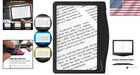 5x Led Page Magnifier With 3 Color Lighting - Perfect For Seniors   Low Vision