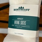White Hiking Socks For Men  4-8  Or Women  5-10  4 Pairs