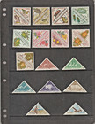Triangles triangular Topical Stamps Collection 2 Stock Pages All Vf Mnh