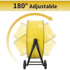24 In  Yellow Drum Fan  Ec Motor  Variable Speed  Low Noise  High Efficiency