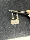 Vintage Mercury Dime Coin Drop Earrings Silver Tone Handmade