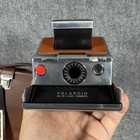 Polaroid Sx-70 Land Camera Leather Case   Accessory Kit Tested Working    Extras
