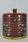 Fine Old Chinese Solid Cloisonne Stack Box