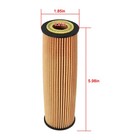 2pcs Oil Cleaner Cartridge Kit For 2003 2004 2005 Mercedes-benz C230 1 8l