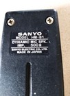 Pair Of Sanyo Hm-81 Hand Unit Microphones For Dictation Transcriber Untested