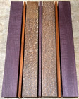 7 Piece Exotic Padauk Leopardwood Purpleheart Mini Cutting Board Kit Wood Lumber