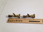 Vintage Brass  Angel Candle Holders Unique Set Of Two Small Mini Mcm