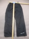 Columbia Size S Kids Black Pull On Straight Waterproof Outdoor Rain Pants 483
