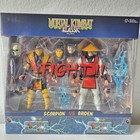Mcfarlane Toys Mortal Kombat Scorpion Vs Raiden   Liu Kang Vs Reptile Bundle