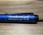Rare Androgel Drug Rep Heavy Metal Twist Pen Blue Black