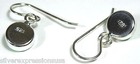 8mm White Fire Opal 925 Sterling Silver Dangling Earrings - Handcrafted In Usa